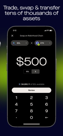Robinhood Wallet: Swap Crypto screenshot