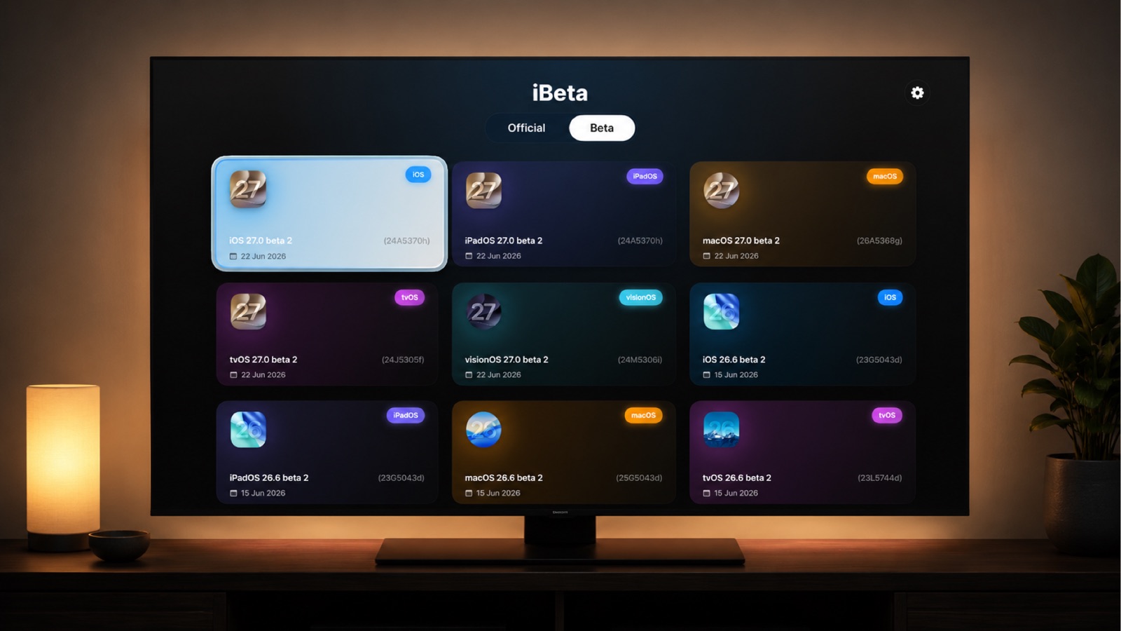 iBeta - Updates Observer apple_tv screenshot 3