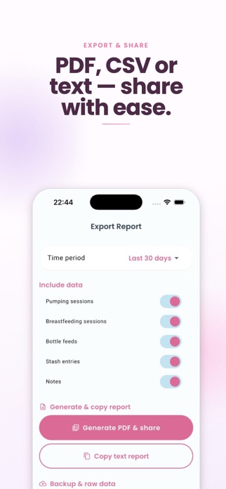 Breast Pumping Tracker Screenshot 5 of 5