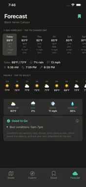 ClimbShade: Climbing Forecast screenshot 6