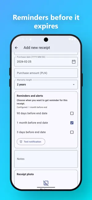 Receipt Guard: Receipts screenshot 3
