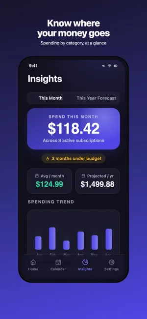 SubSync | Manage Subscriptions screenshot 2