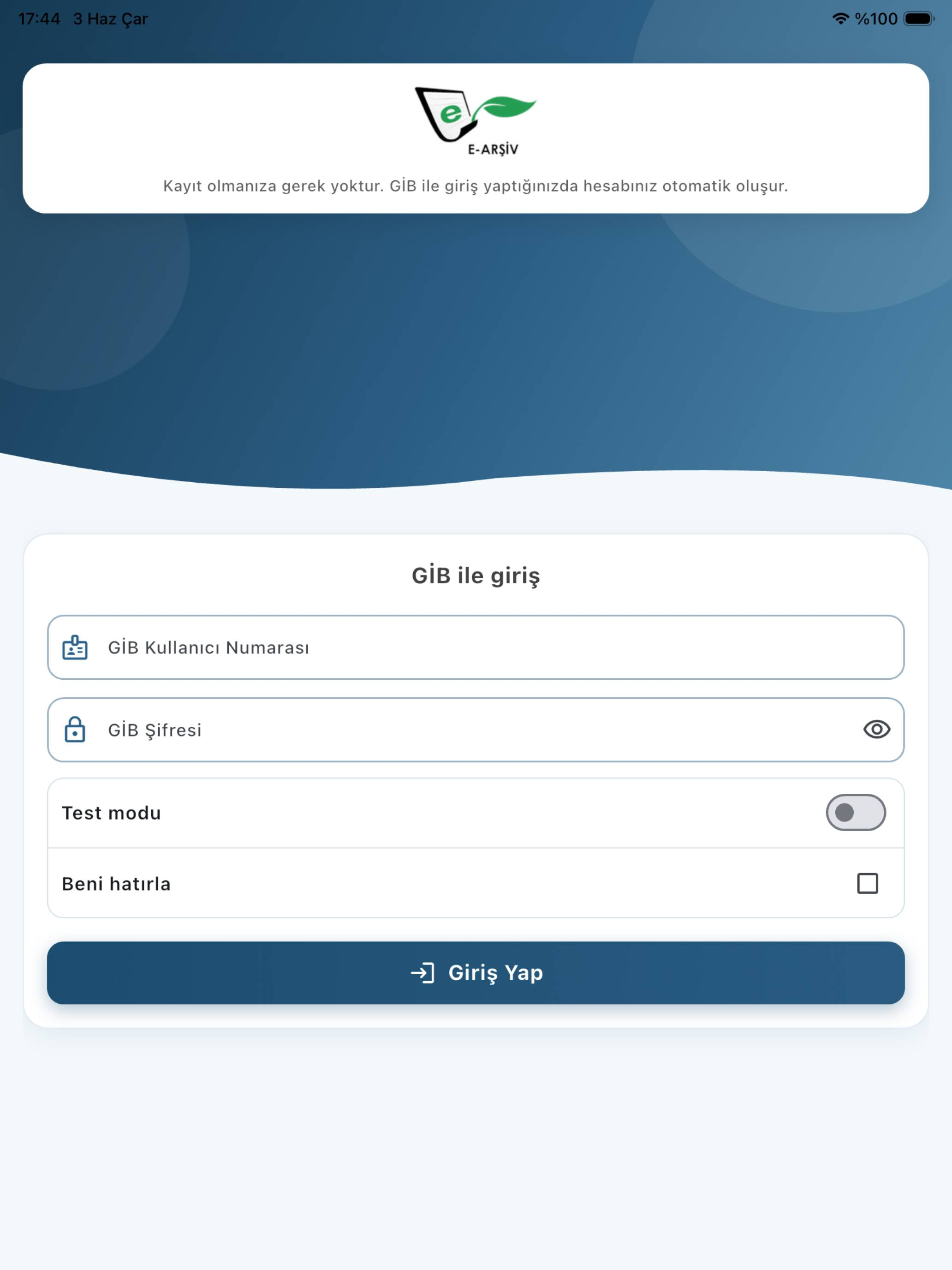 Kolay E-Arşiv Portal