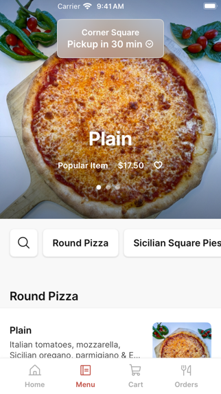 Corner Square To Go iPhone screenshot 2 - Food & Drink app