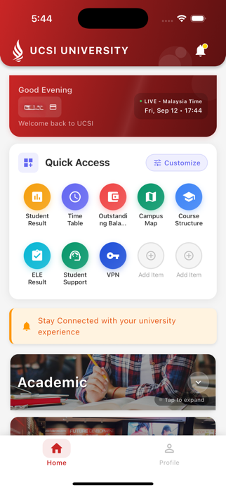 UCSI SuperApp Screenshot 1 of 3