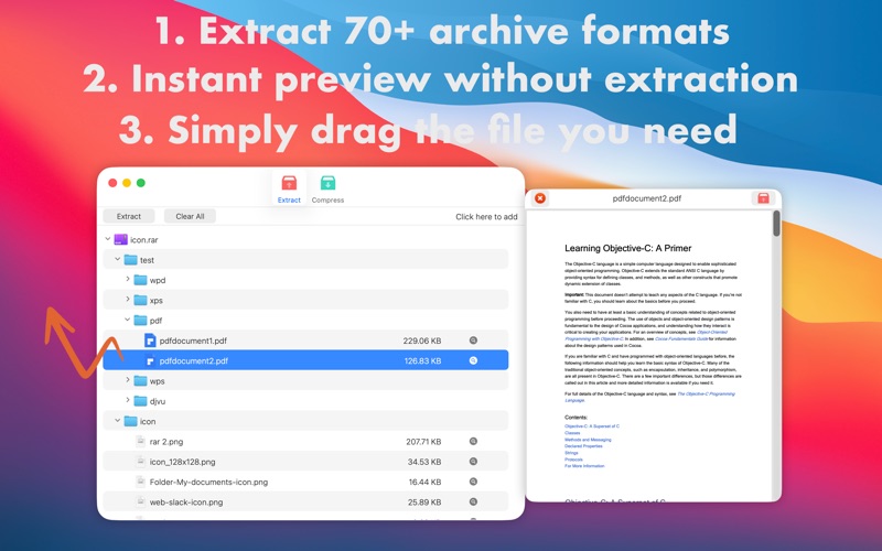 Screenshot #1 pour RAR Extractor-Unzip RAR ZIP 7Z