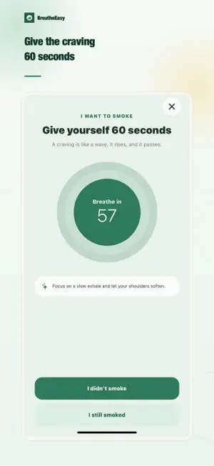 BreatheEasy: Quit Smoking screenshot 3