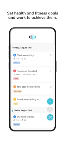 DP Fitness App screenshot