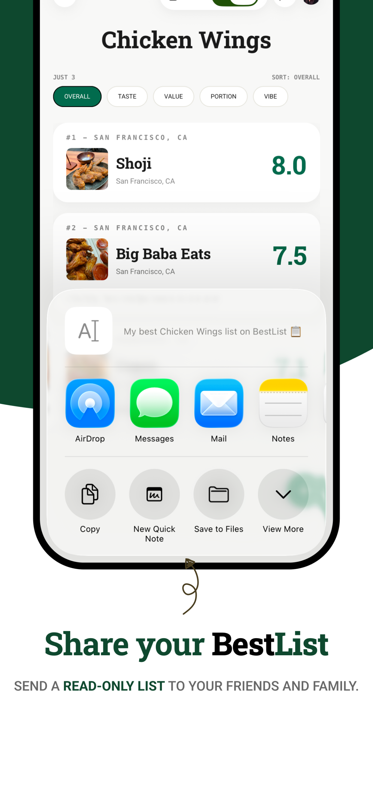 BestList. screenshot 5