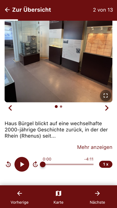 Audioguide Haus Bürgel Screenshot