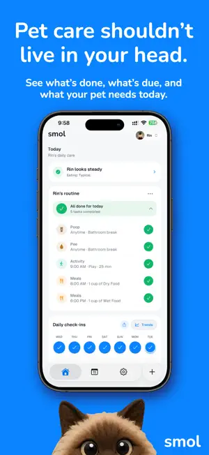 smol: Pet Health Tracker screenshot 1