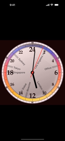 24h World Clock screenshot