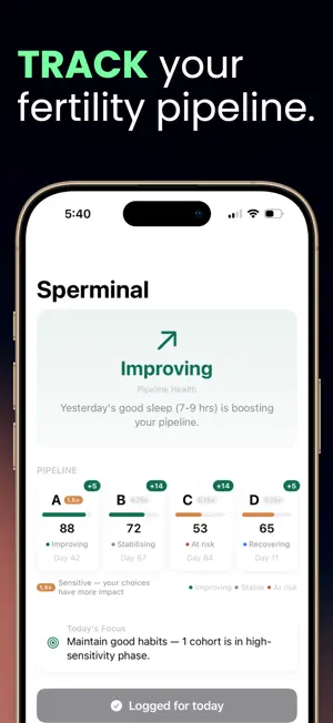 Sperminal: Sperm Health screenshot 2
