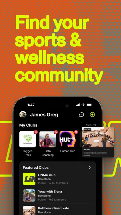 LINMO - Sports & Wellness Screenshot