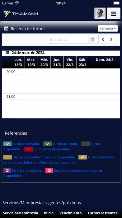 Thulmann Fitness Center Screenshot