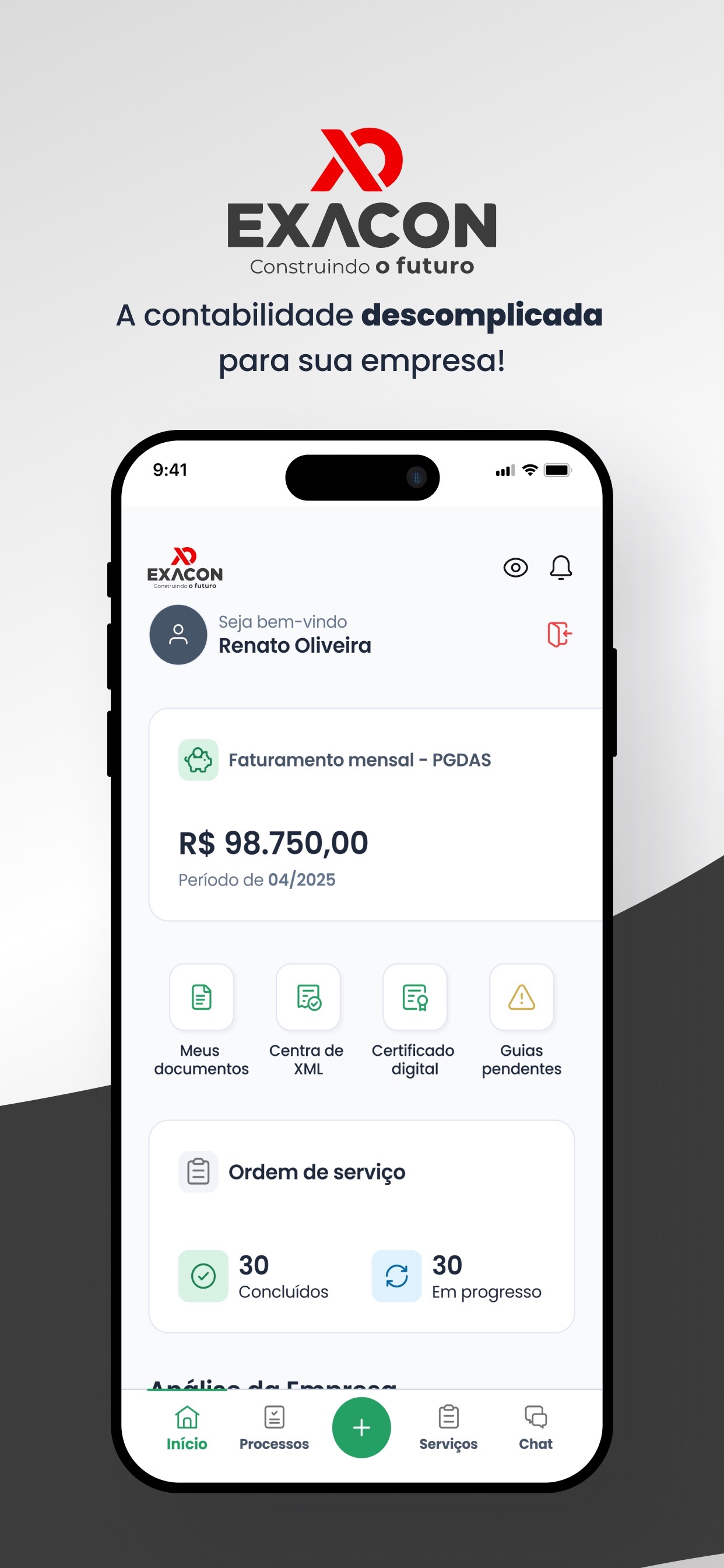 Screenshot 1 of Exacon Gestão Contábil