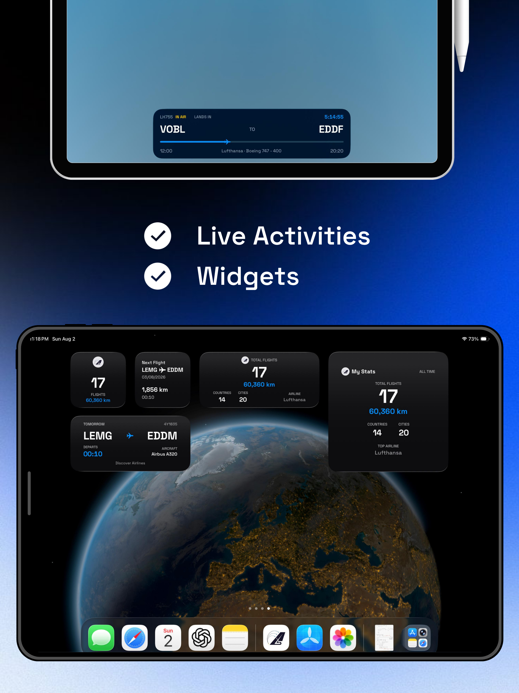 Loxim: Sim Tracker & Flights screenshot 18