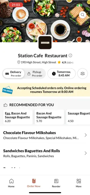 Station Cafe Restaurant screenshot 2