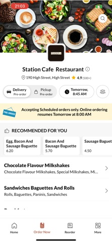 Station Cafe  Restaurant Screenshot 2 of 4