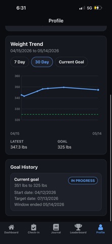 Weightlss screenshot