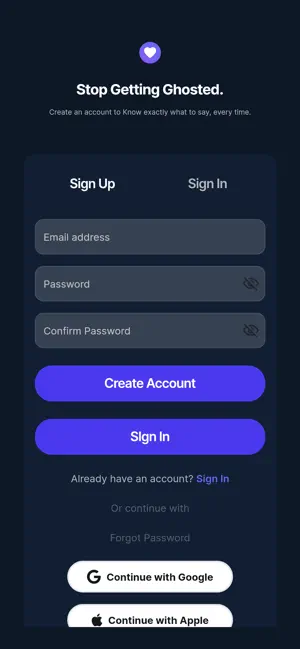 Glow: Stop Getting Ghosted screenshot 1