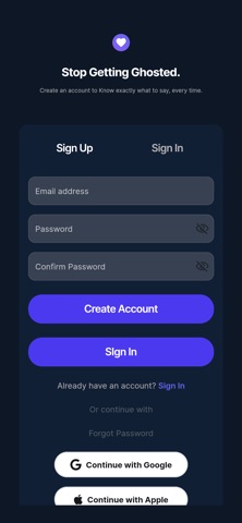 Glow: Stop Getting Ghosted Screenshot 1 of 4
