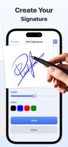 E-signature Maker: Sign App screenshot #3 for iPhone