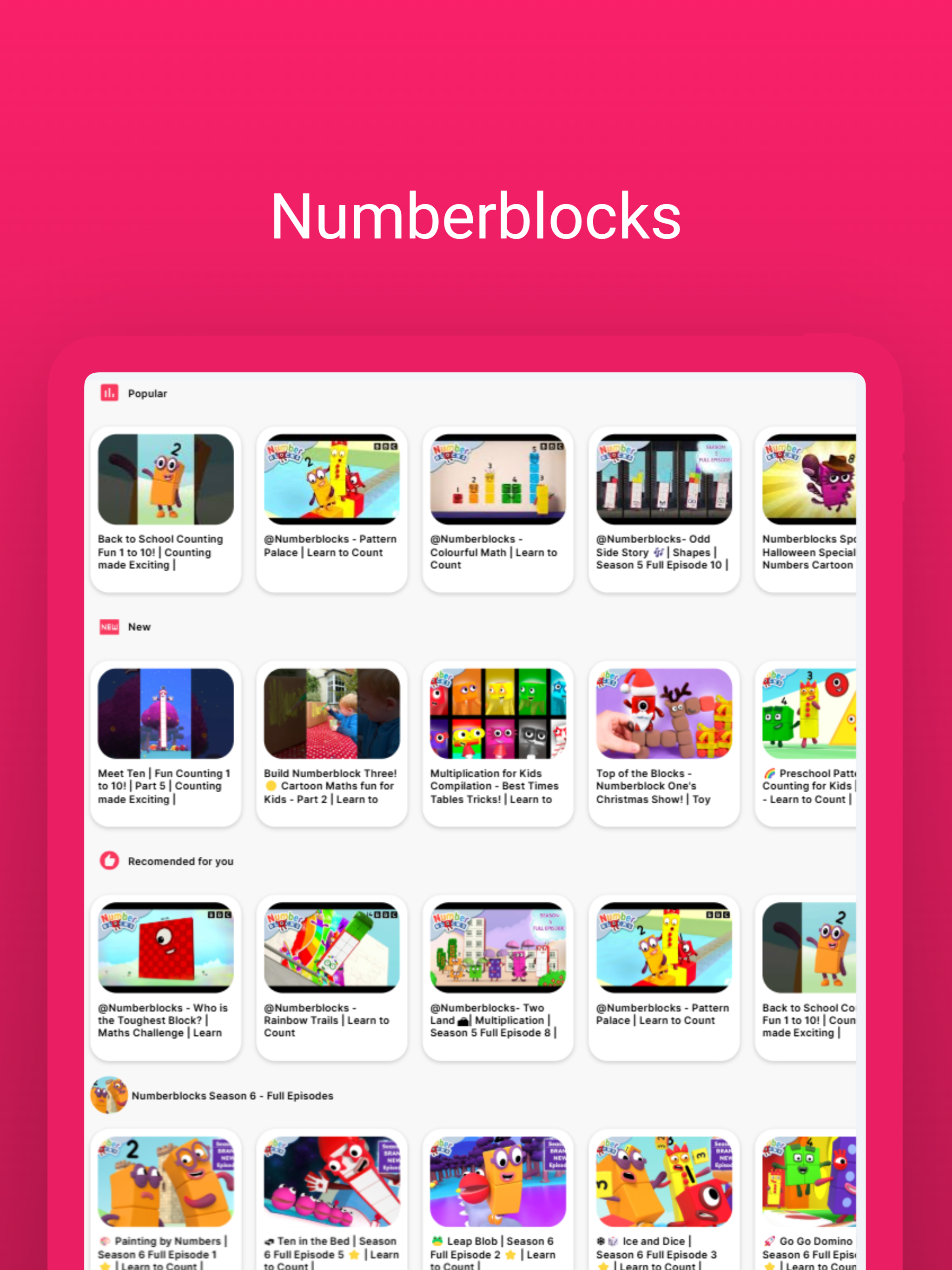 Numberblocks Alphablocks