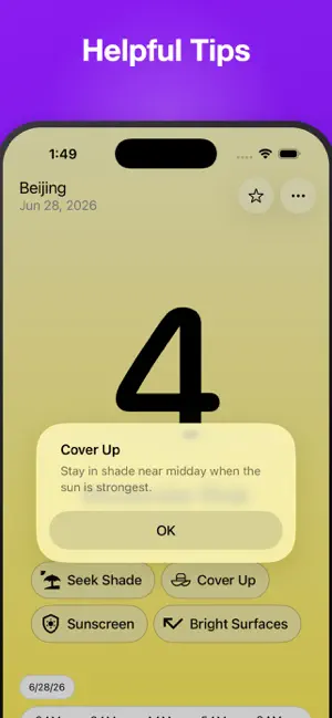 Sunny Side - UV Index screenshot 3