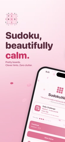 Sudoku Woo: Calm Logic Puzzles Screenshot 1 of 8