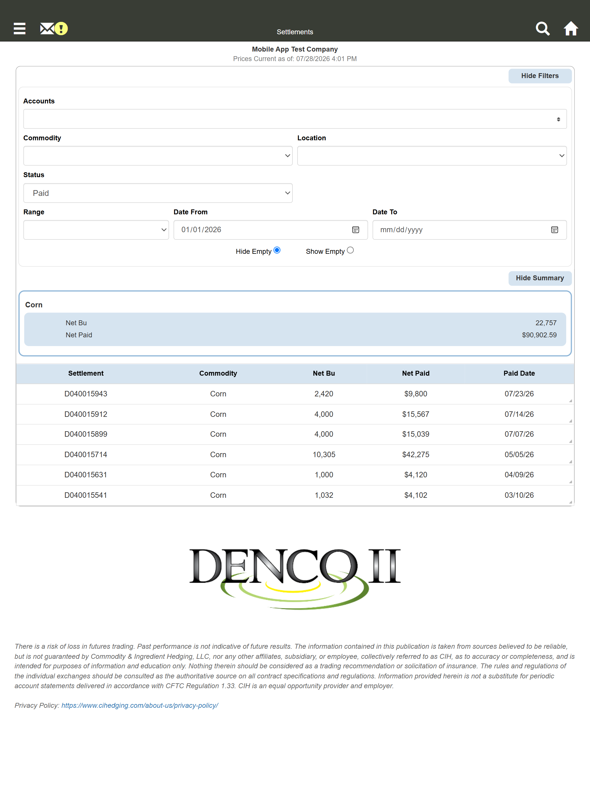 Denco II, LLC screenshot 13