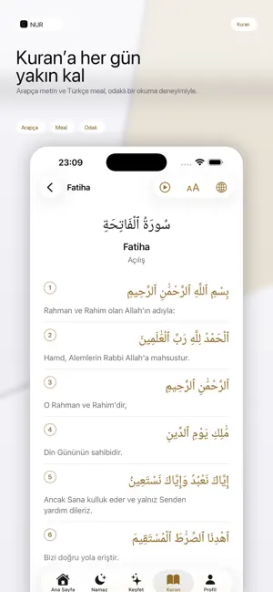 NUR: Namaz Vakti, Kuran, Kıble screenshot 2