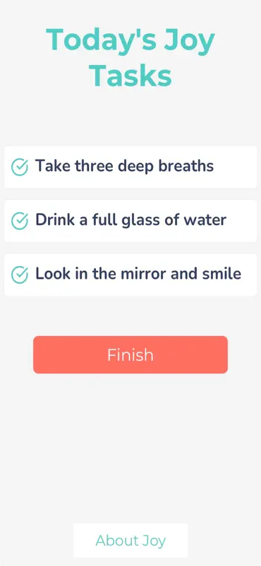 My Joy Tracker screenshot 1 of 3