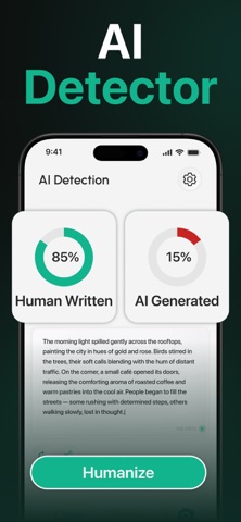 AI Detector : Text Humanizer Screenshot 2 of 9