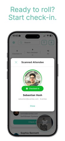 Eventee Check-in screenshot