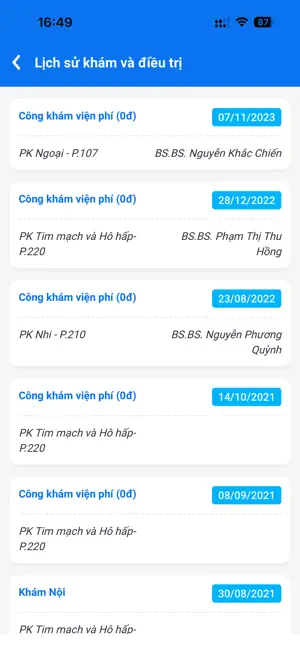 Trung Tâm Y Tế Thanh Thủy iPhone screenshot 3