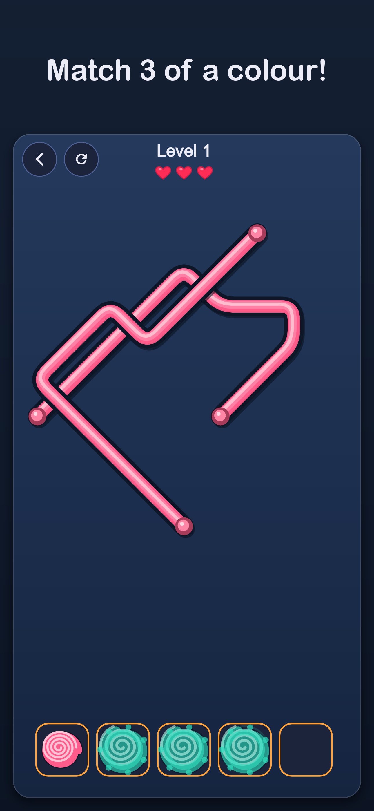 Screenshot 3 of Ropna: Untangle Rope Puzzle