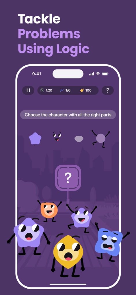 BrainGain - Brain Training - Develop critical thinking through engaging problem-solving scenarios, such as identifying patterns and selecting correct character components.