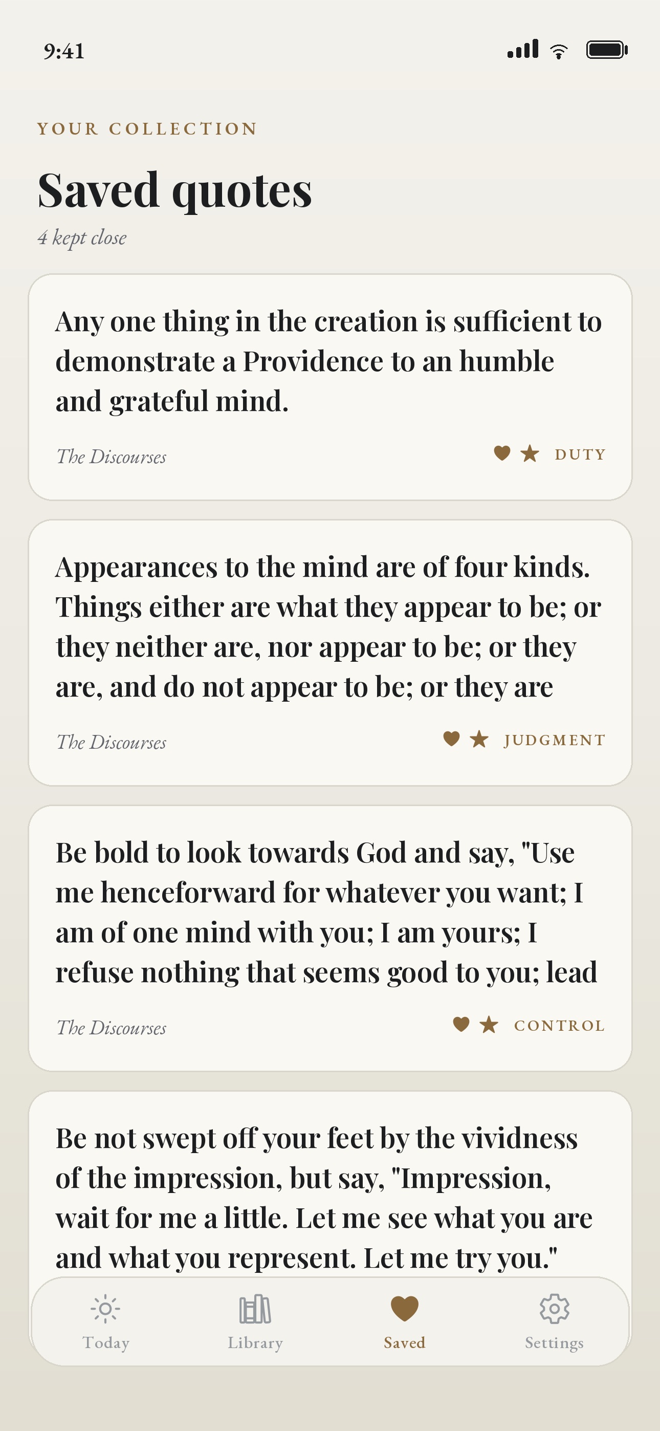 Screenshot 7 of Epictetus Quotes