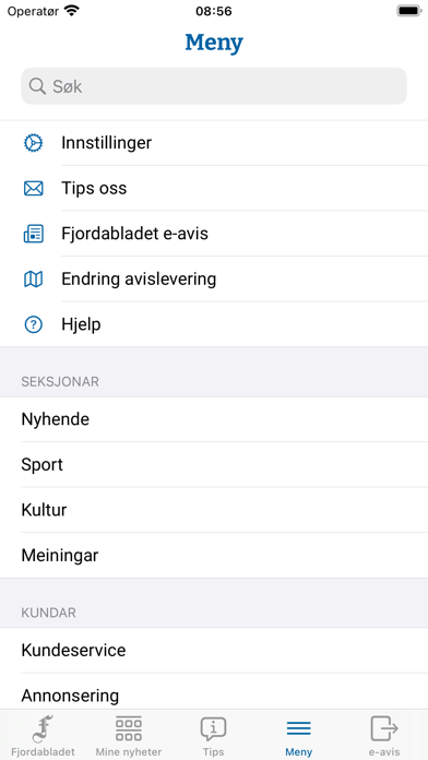 Fjordabladet Screenshot