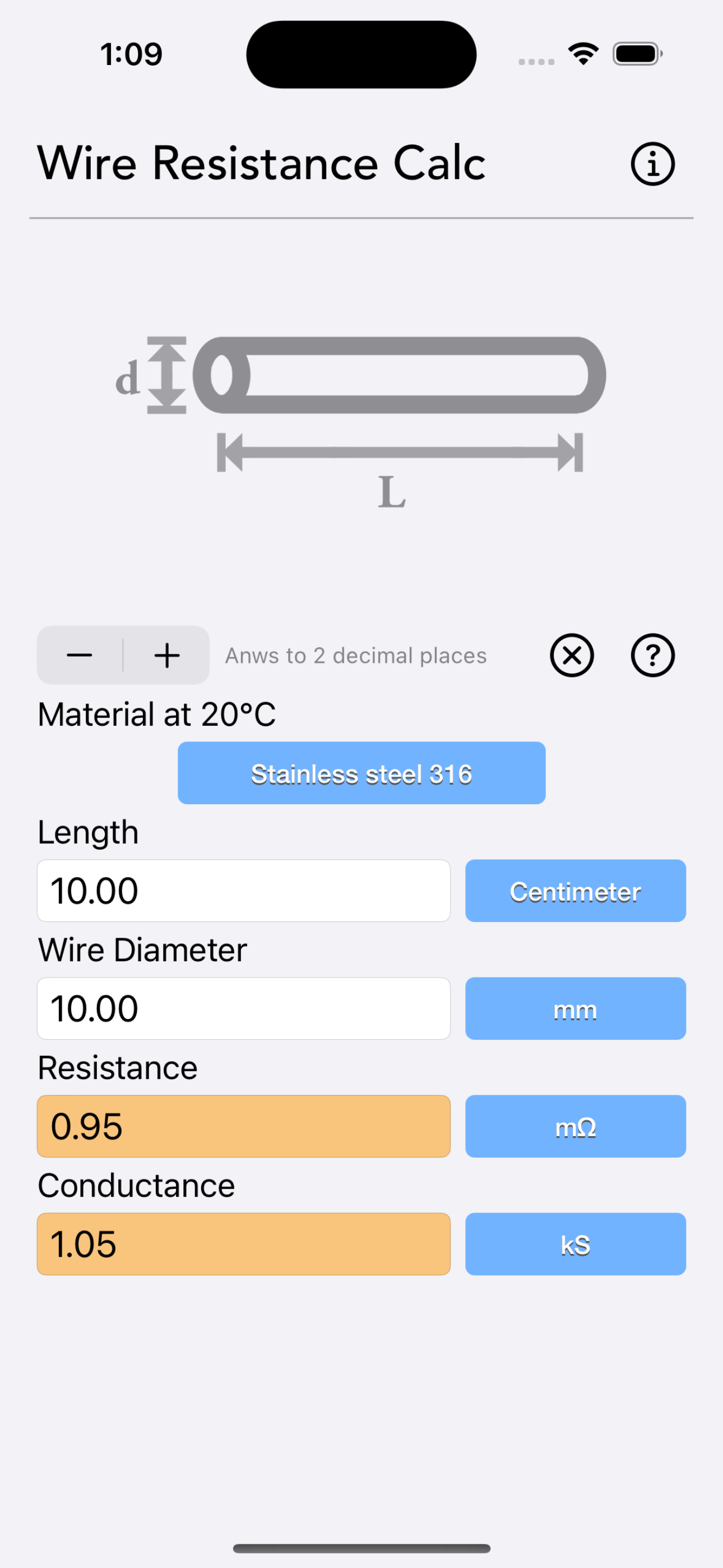 Wire Resistance Calc