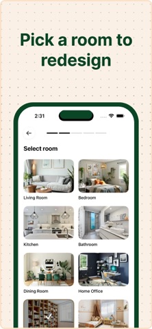 Room Design with AI - Rehome iPhone screenshot
