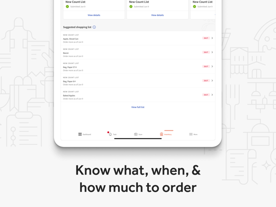 xtraCHEF iPad screenshot 4 - Finance app