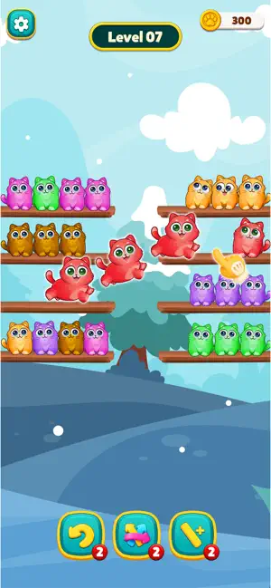 Cat Sort: Color Puzzle Game screenshot 1