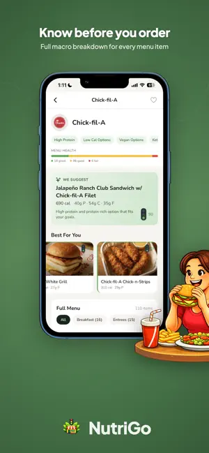 Nutrigo - Healthy Eating Out screenshot 4