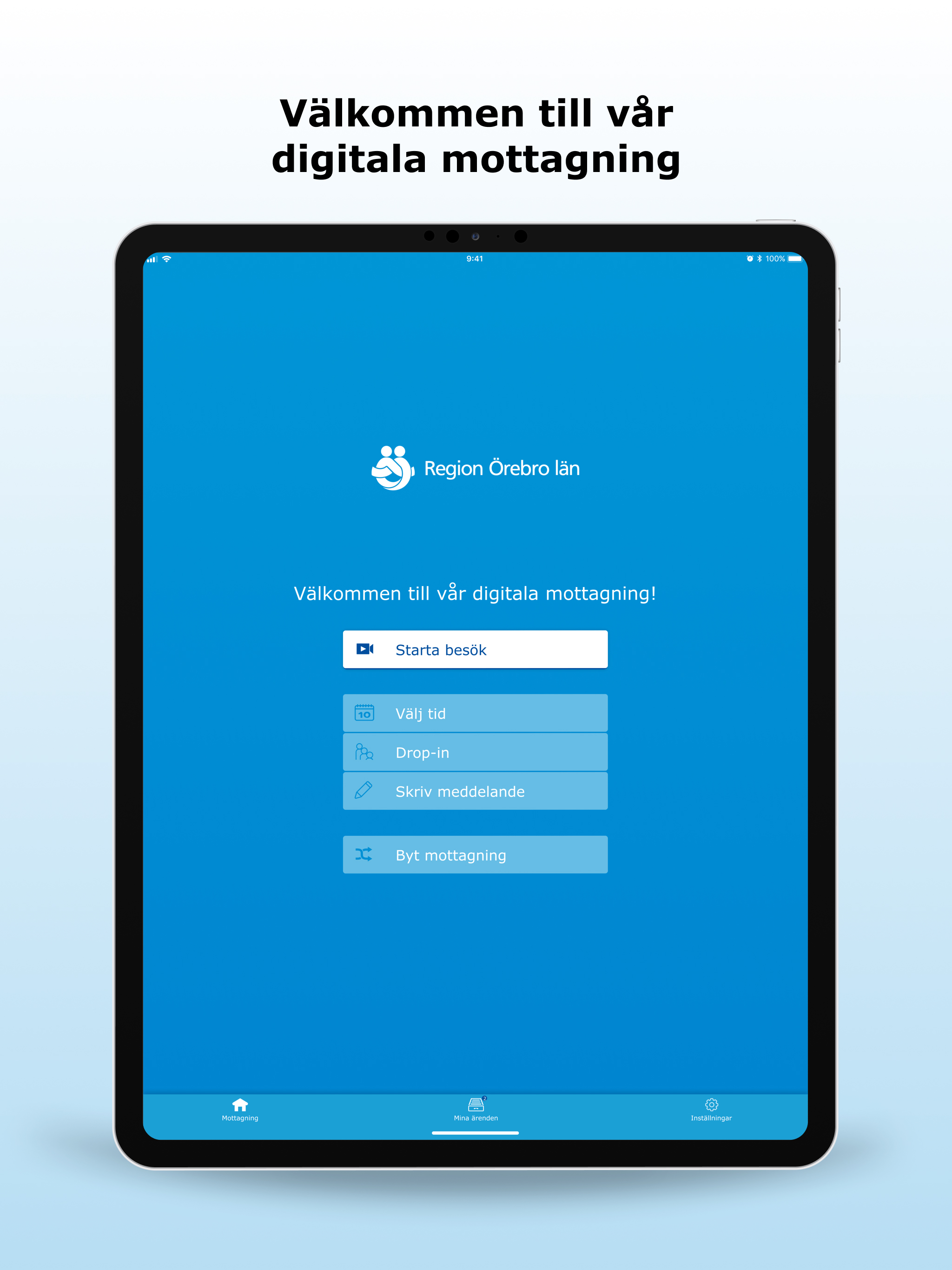 Digital mottagning screenshot 13