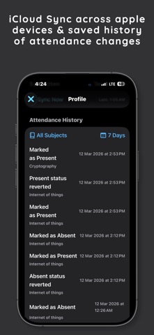 MyCollegeMate: Attendance Screenshot 8 of 8