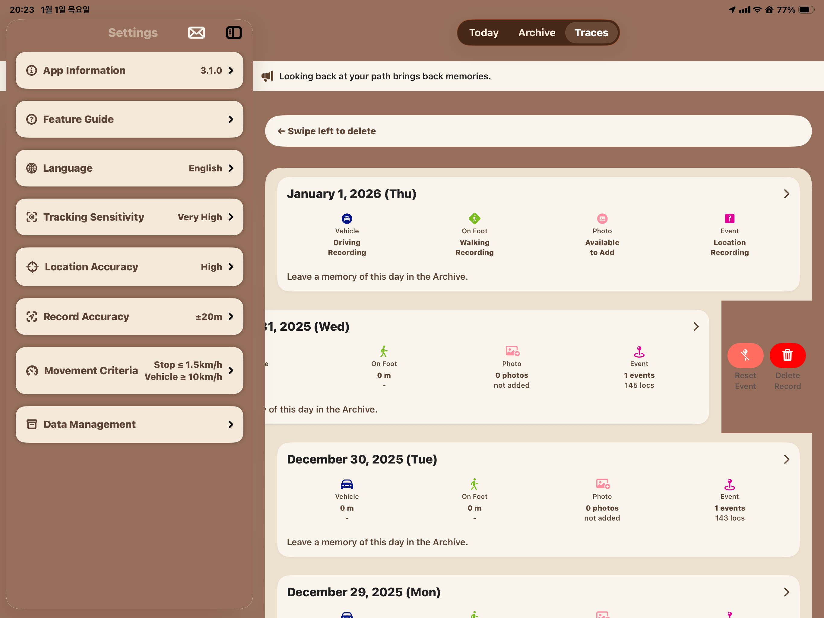 Movlog: Map Your Story