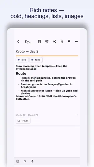 Vilipi - Smart Notes screenshot 3