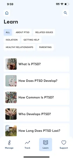 PTSD Coach iPhone Screenshot 4